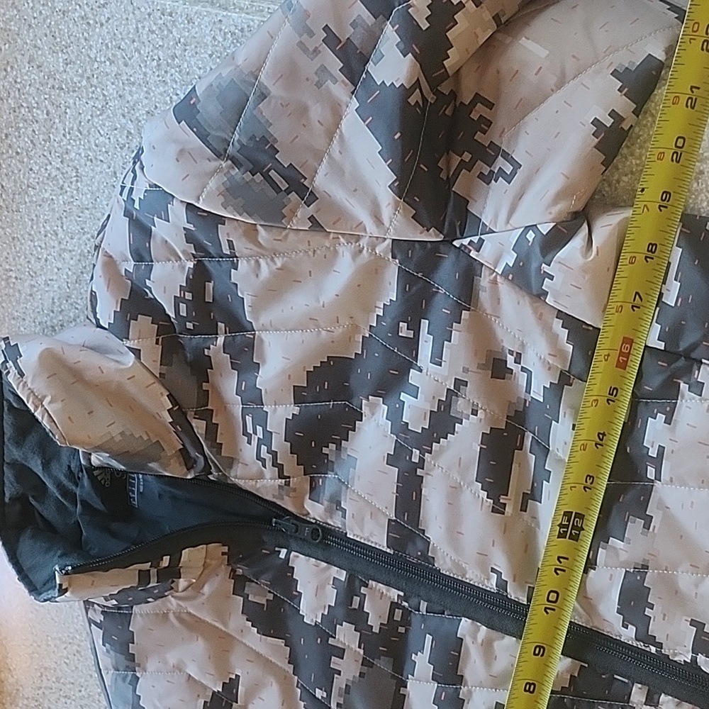 Adidas Long Quited Size S Coat Marapat Digital Desert Camo Like New - Picture 8 of 16
